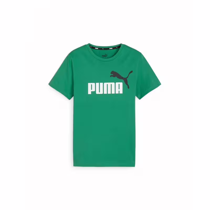 PUMA Essentials+ Two-Tone Logo Tee Green