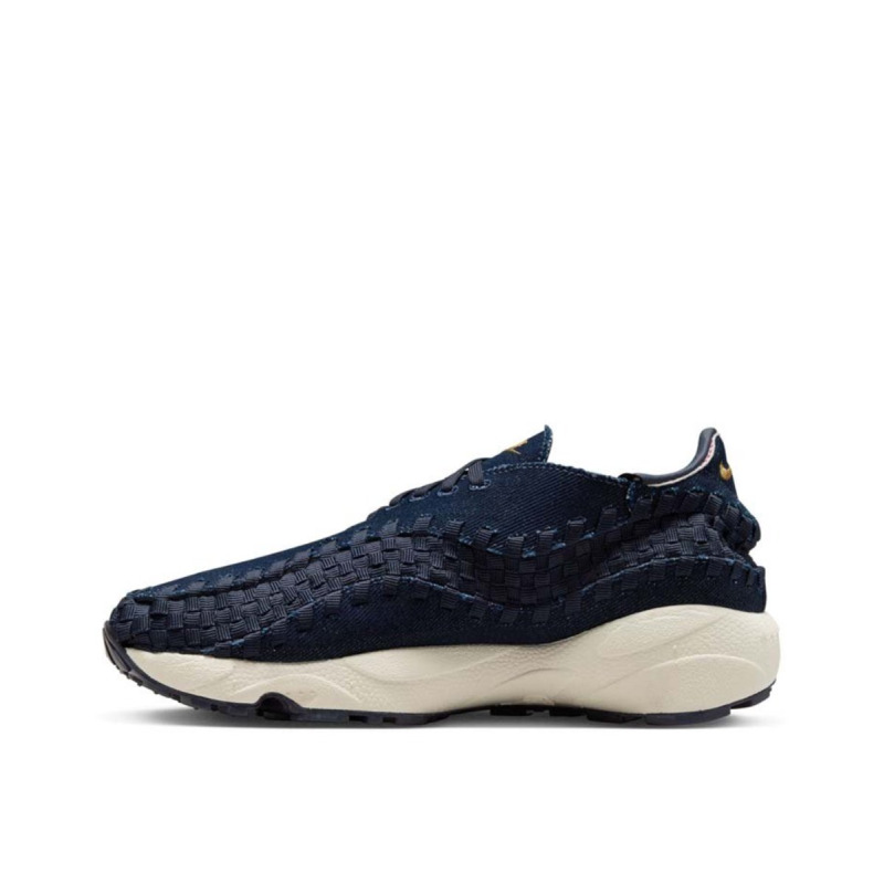 NIKE Air Footscape Woven Shoes Dark Denim