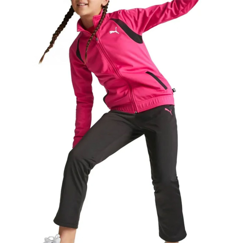 PUMA Tricot Tracksuit Pink/Black