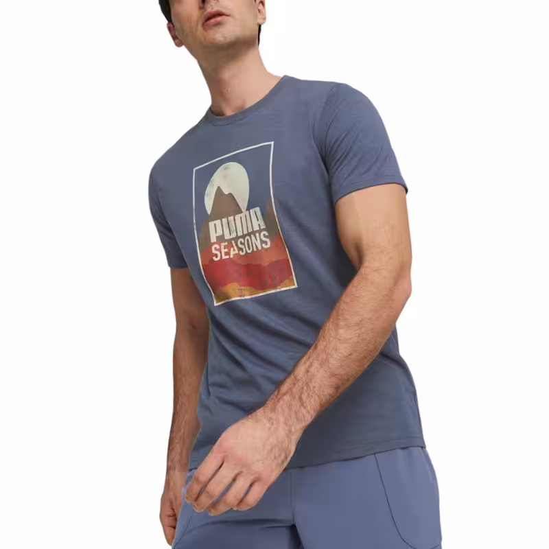 PUMA Training Running Tee Blue