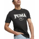PUMA Squad Graphic Crew Neck Tee Black