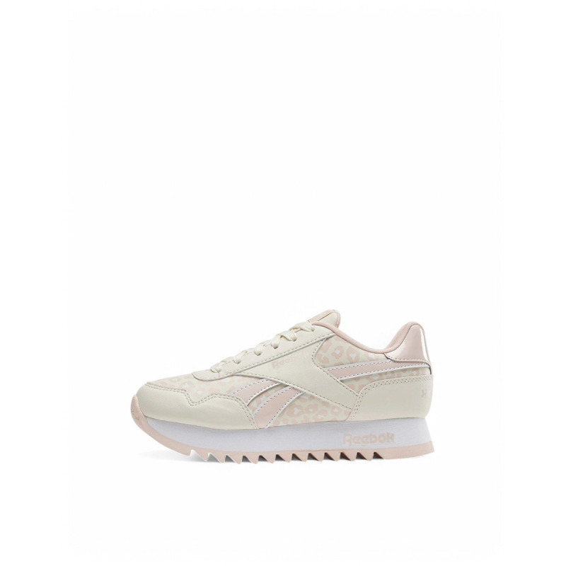 REEBOK Royal Classic Platform Shoes Beige/Pink