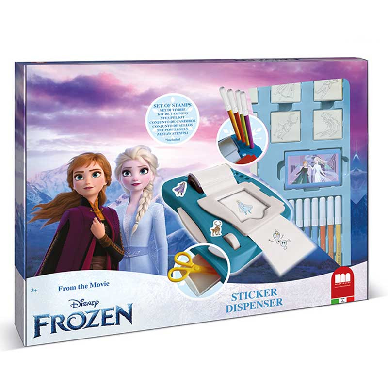 Креативен комплект "Frozen 2" с машина за стикери и аксесоари