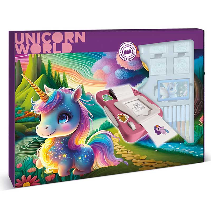 Креативен комплект "Magic Unicorn" с машина за стикери и аксесоари