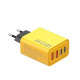 Мрежово зарядно PD002, бързо зареждане, 2xUSB, 2xType-c, от 5V до 12V, 120W