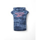 REEBOK Tie-Dye Hooded Tee Blue