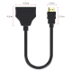 HDMI сплитер адаптер, CIMUTO, 1 HDMI мъжки към 2 HDMI женски порта, позлатени щепсели