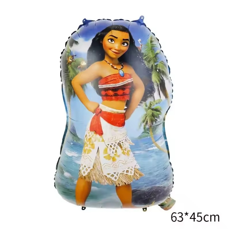 Фолиев балон "Смелата Ваяна (Moana)" 63 см, тематичен рожден ден, декорация