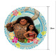 Парти чинии "Смелата Ваяна (Moana)" 18 см, 10 бр комплект, декорация за парти, рожден ден