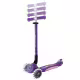 Сгъваема тротинетка със светещи колела ELITE LIGHTS &ndash; лилава