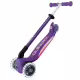 Сгъваема тротинетка със светещи колела ELITE LIGHTS &ndash; лилава