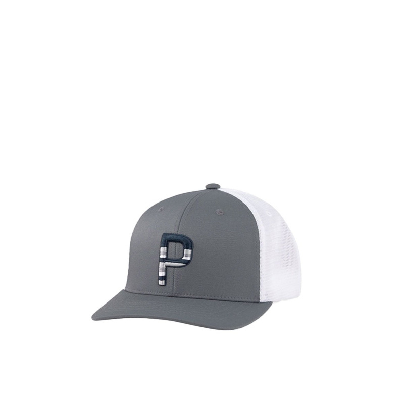 PUMA Sundown Trucker Snapback P Cap Grey/White
