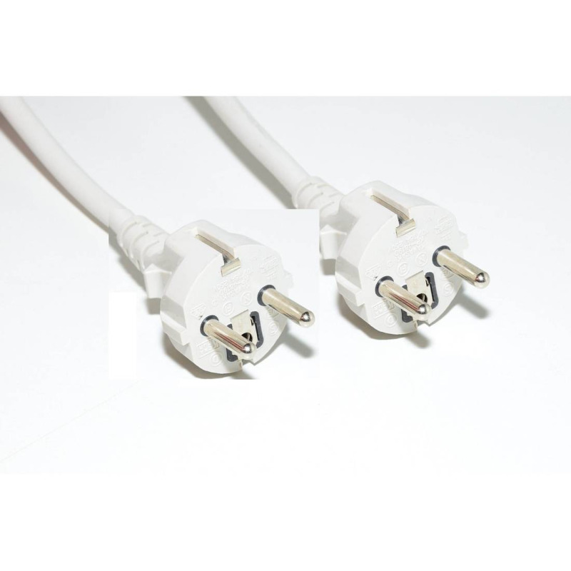 Захранващ кабел за конвертор, 220VAC, 10A, 1m, 2x1mm2
