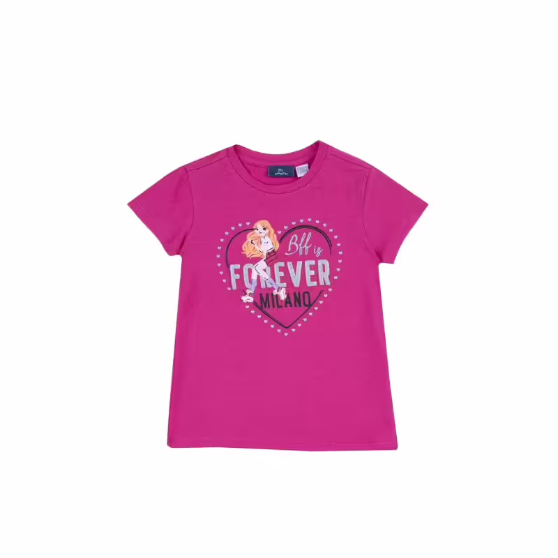 CHICCO Girls Milano Tee Dark Pink