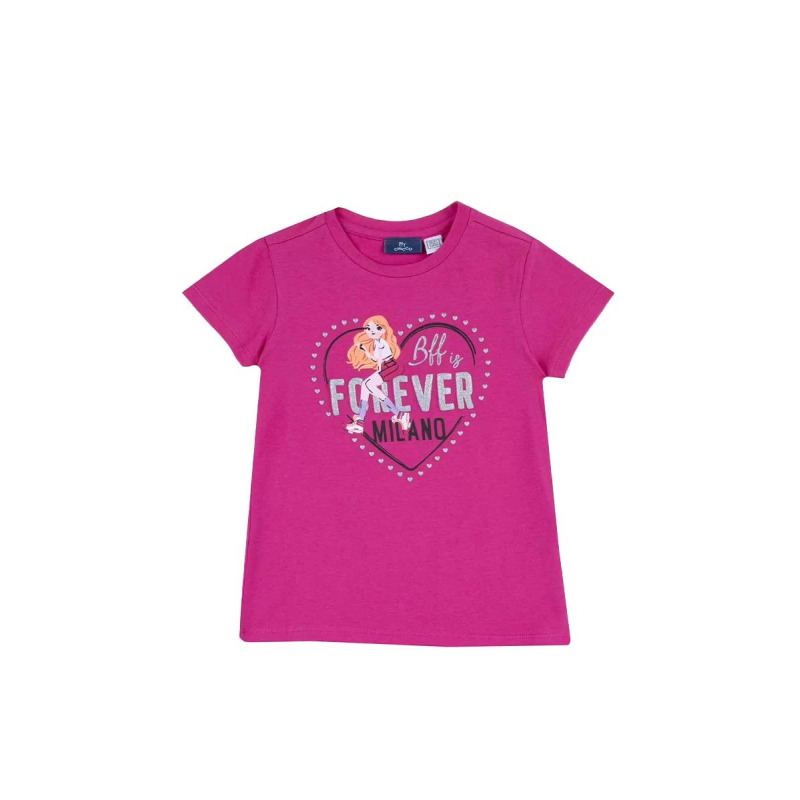 CHICCO Girls Milano Tee Dark Pink