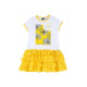 CHICCO Girls Dress White/Yellow