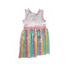 CHICCO Girls Sleeveless Dress Pink Striped
