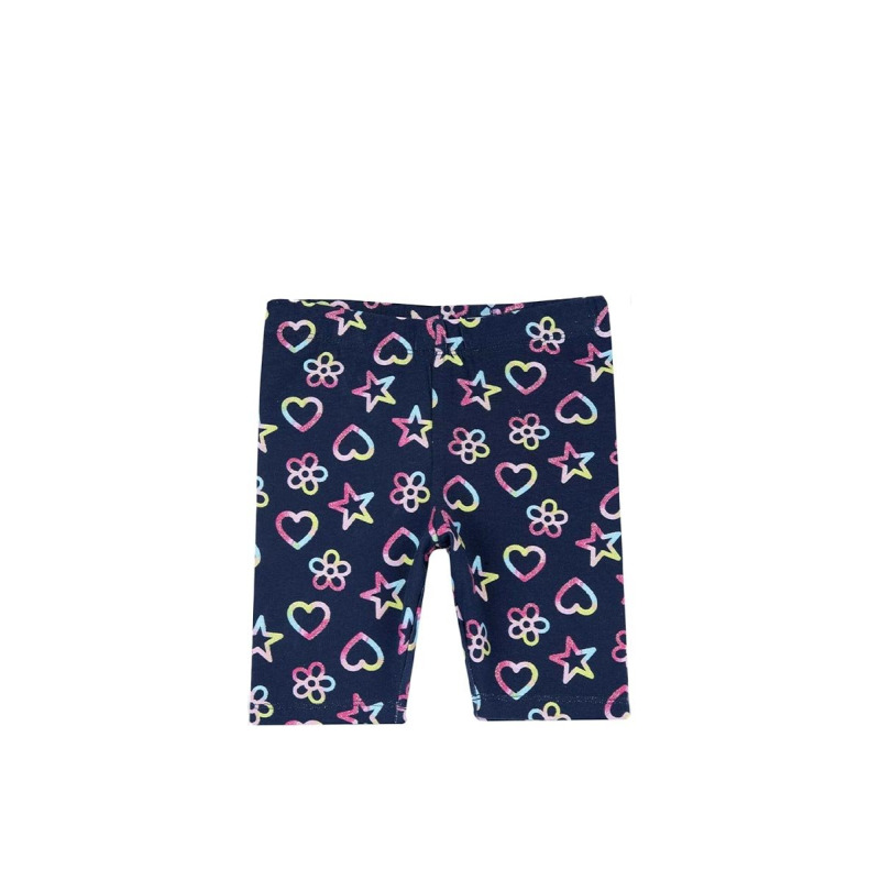 CHICCO Girls Bike Shorts Blue Printed