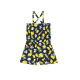 CHICCO Girls Short Dungarees Blue Printed