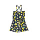 CHICCO Girls Short Dungarees Blue Printed