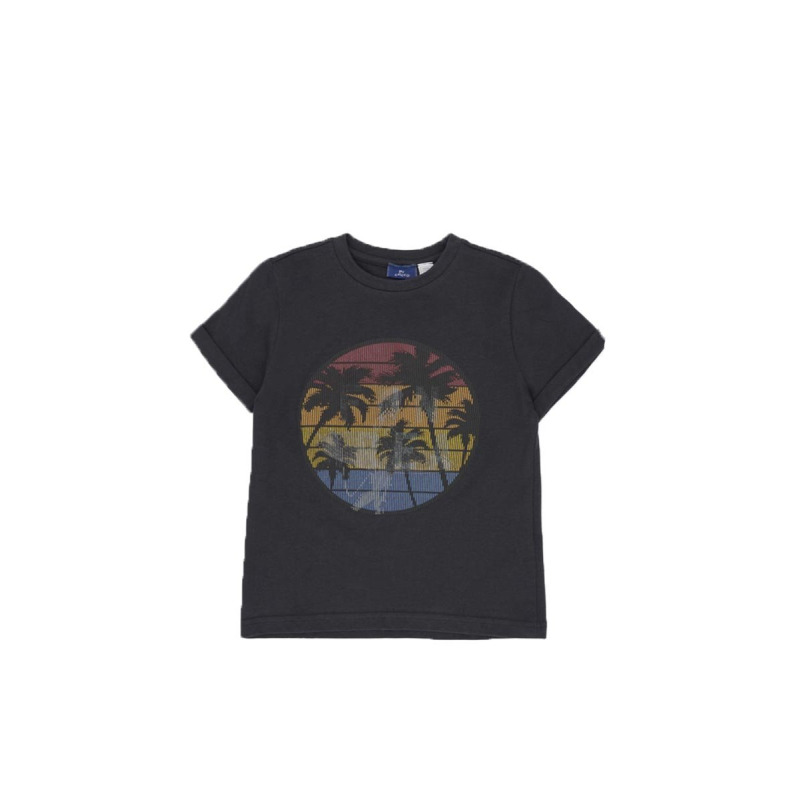 CHICCO Boys Palms Tee Dark Blue