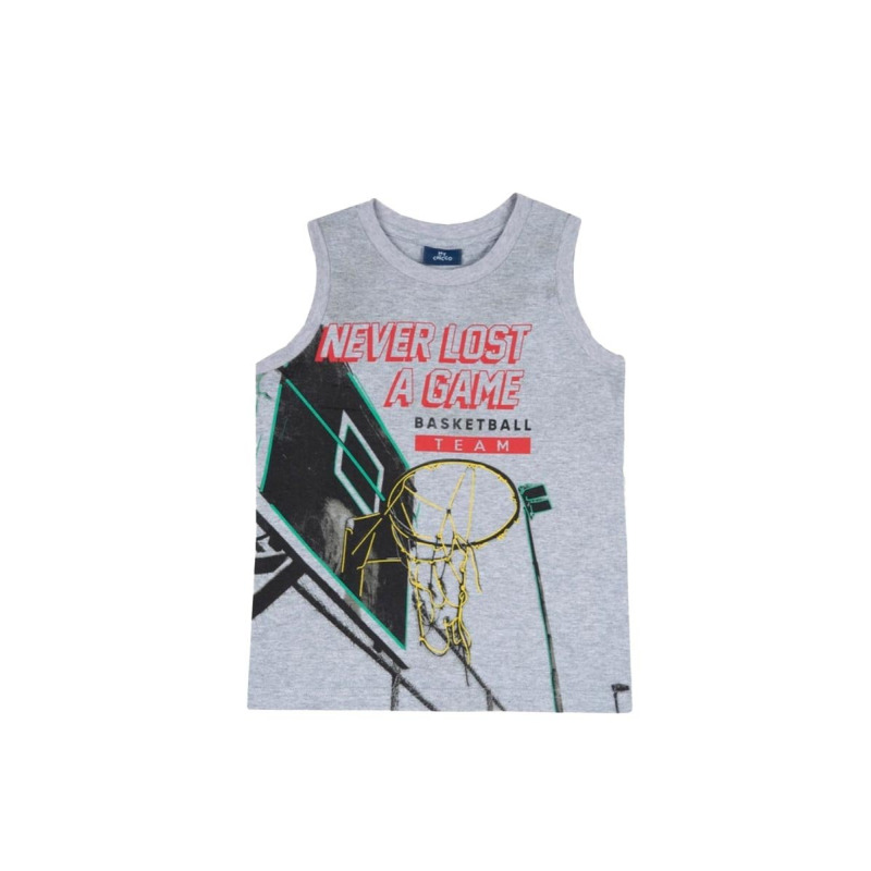 CHICCO Boys Never Lost A Game Tank Light Grey