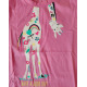 CHICCO Girls Giraffe Tee Dark Pink