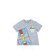 CHICCO Boys Tee Light Grey Printed