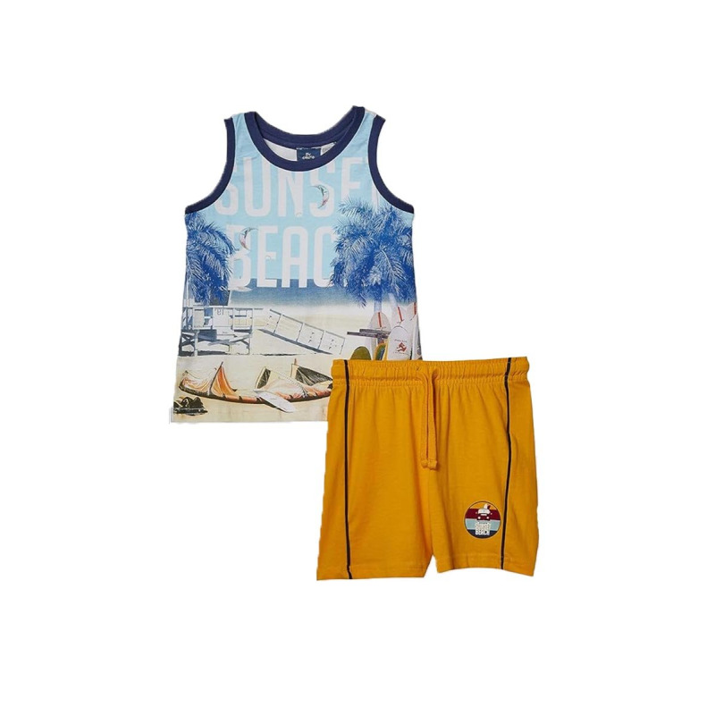 CHICCO Boys Shorts And Tee Set Multicolor