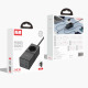 Удължител Earldom ES-SC21, 1 гнездо, CEE 7/3, 2 х USB F, 2 x USB-C, 1м., Черен - 40521