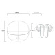 Bluetooth слушалки Kisonli F2, Различни цветове – 20790