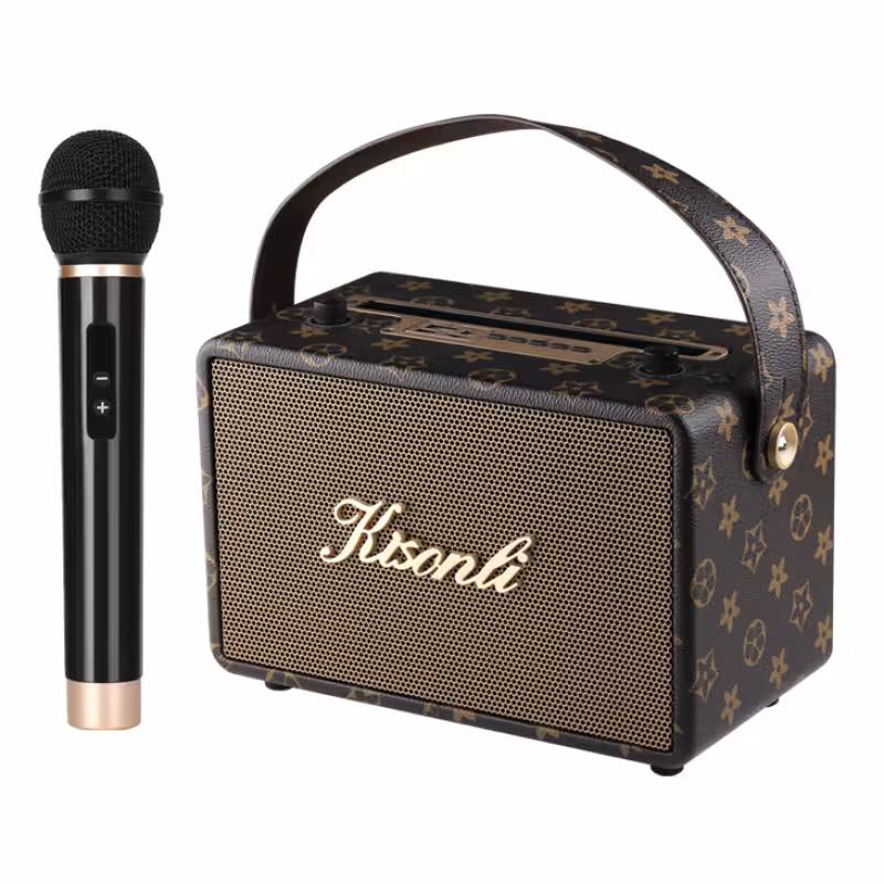 Тонколона Kisonli G100, Караоке, Bluetooth, USB, SD, AUX, Различни цветове - 22299