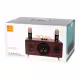 Тонколона Kisonli G105, Караоке, Bluetooth, USB, SD, AUX, Кафяв - 22304