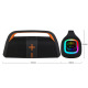 Тонколона Kisonli K12, Bluetooth, USB, SD, AUX, RGB, Черен - 22294