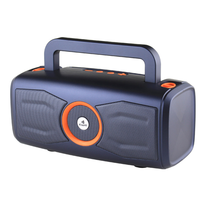Тонколона Kisonli K2, Bluetooth, USB, SD, FM, Сив - 22292