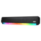 Тонколона Kisonli LED-802, Bluetooth, USB, SD, RGB, AUX, FM, Черен - 22314