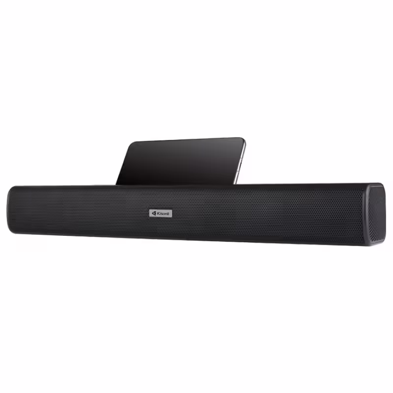 Тонколона Kisonli LED-803, Bluetooth, USB, SD, AUX, FM, Черен - 22315