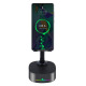 Тонколона със стойка за телефон Kisonli M5, Bluetooth, Безжично зареждане, FM, AUX, RGB, Различни цветове - 22275
