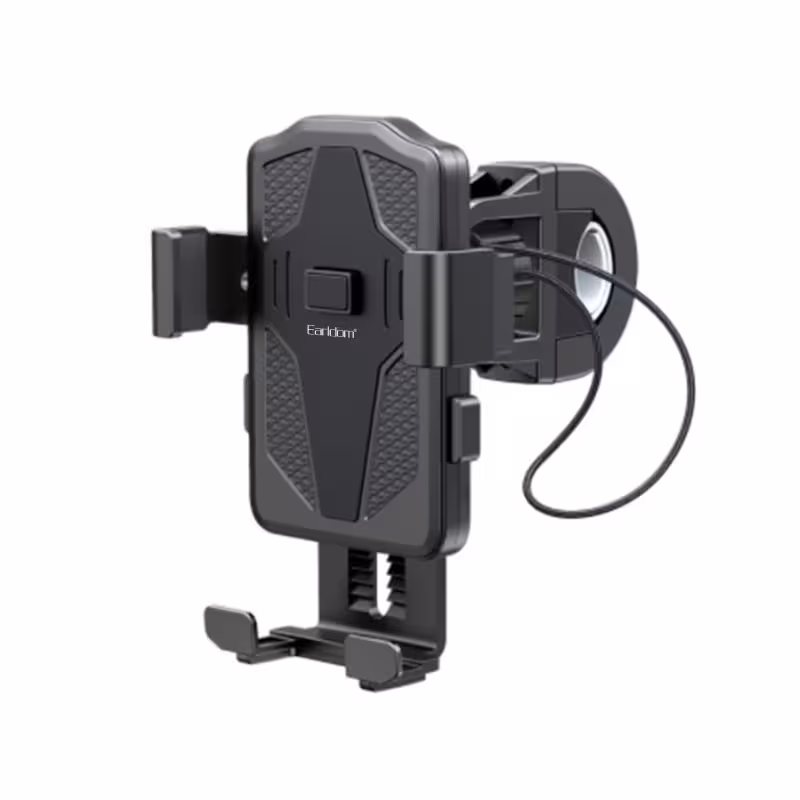 Универсална стойка за телефон, за велосипед, Earldom ET-EH122, Черен - 17903