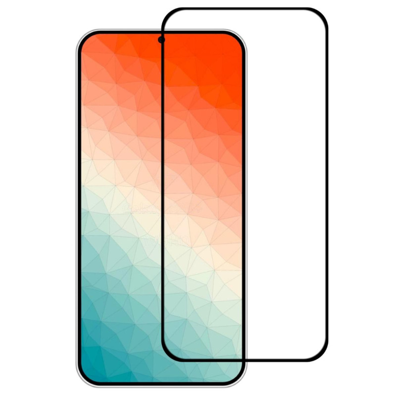 Стъклен протектор DeTech, за Samsung Galaxy S25 Plus, 3D Full glue, 0.3mm, Черен - 52757