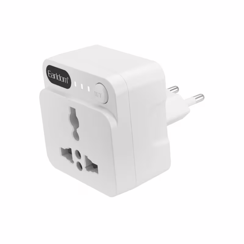 Преходник ES-SC20, универсален, таймер, 3 режима, UK, EU, US, AU, 220VAC, 2500W