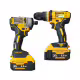 Гайковерт импакт, винтоверт Kraft Royal, акумулаторни, ударни, жълти, 1200Nm, 36VDC, 8Ah, к-т