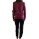 PUMA Bronze Full-Zip Tracksuit Burgundy/Black