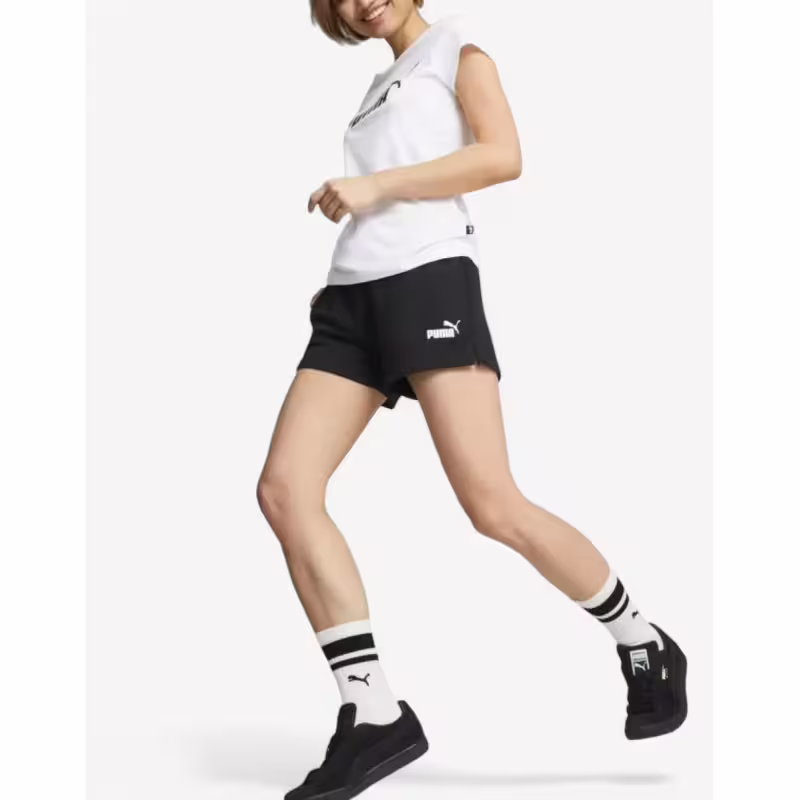 PUMA Essentials Sweat Shorts Black
