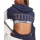 PUMA Fit Move Crop Hoodie Navy