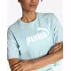 PUMA Essentials Cropped Logo Tee Blue