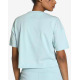 PUMA Essentials Cropped Logo Tee Blue