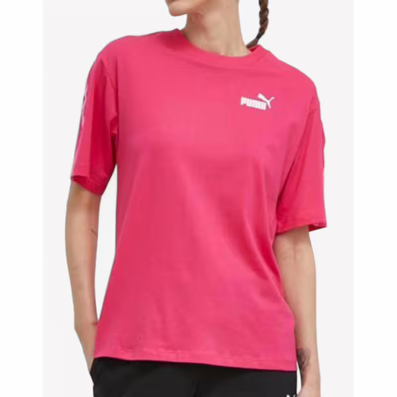 PUMA Essentials Tape Tee Pink