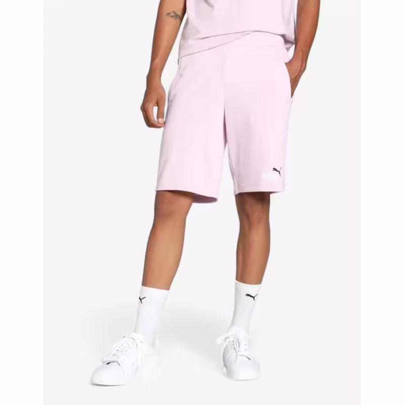 PUMA Essentials+ 2 Colour Logo Shorts Purple