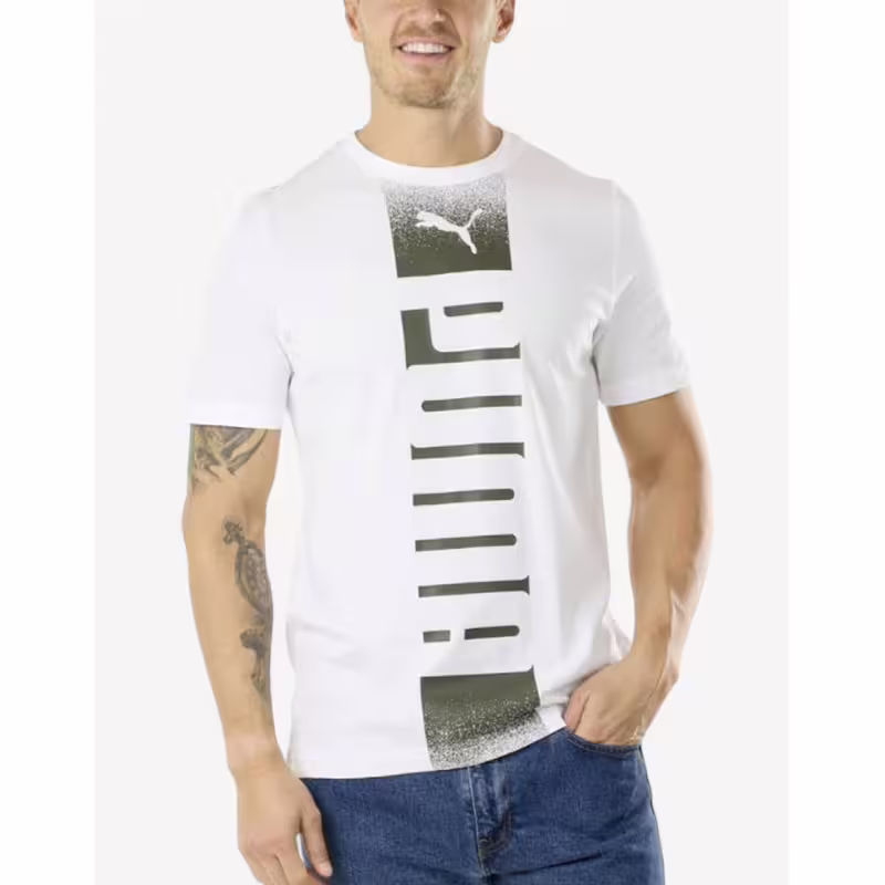 PUMA Essentials Rebel Tee White